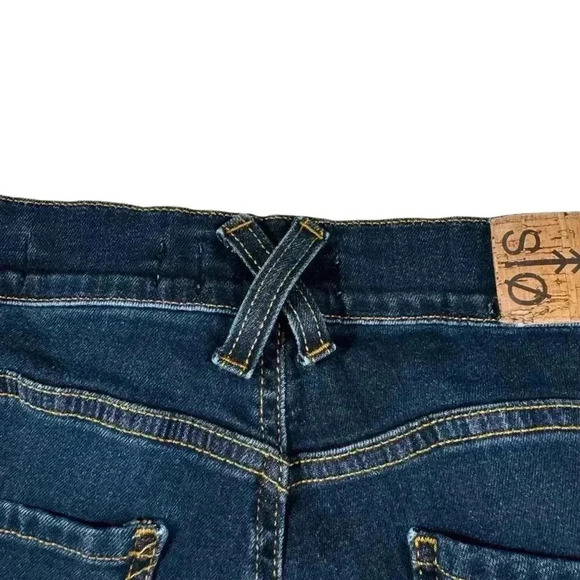 Slo Mid Rise Skinny Jeans Women's SIze 34 Dark Blue Denim Stretch - Picture 9 of 15